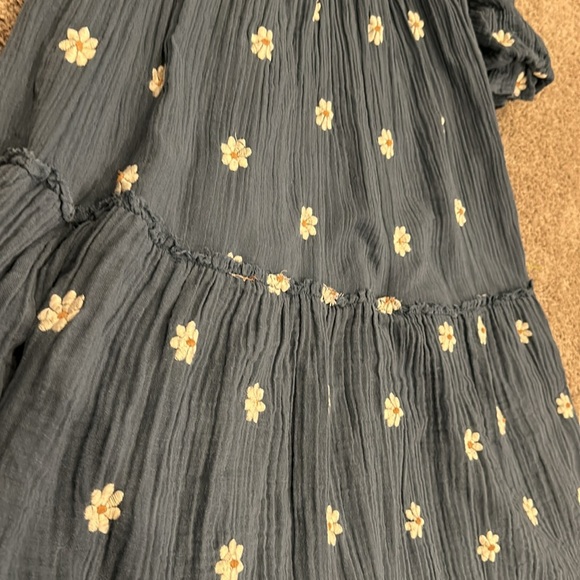 Dahlia Embroidered Maxi Dress (Color: Coastal Combo, Size: XS) - Picture 11 of 14